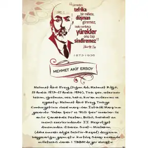 Mehmet Akif Ersoy Posteri
