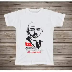 Mehmet Akif Ersoy ve 12 Mart Temalı Tişört 2