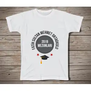 Mezuniyet Baskılı Tişört 7
