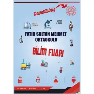 Okul Bilim Fuarı Afişi 11