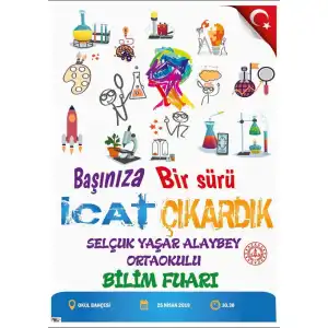 Okul Bilim Fuarı Afişi 5