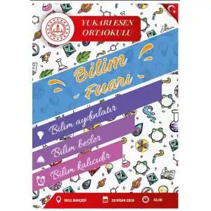 Okul Bilim Fuarı Afişi 6