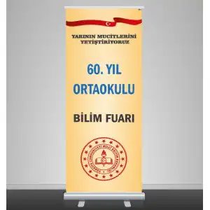 Okul Bilim Fuarı Branda ve Roll Up Branda Standı 2