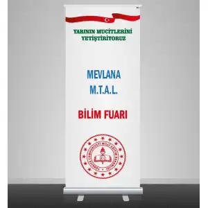 Okul Bilim Fuarı Branda ve Roll Up Branda Standı 3