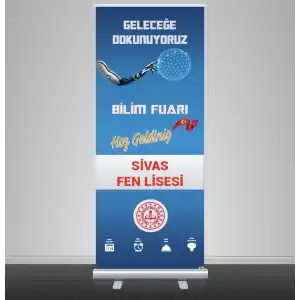 Okul Bilim Fuarı Branda ve Roll Up Branda Standı 5