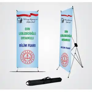 Okul Bilim Fuarı Branda ve X Banner Branda Standı 1