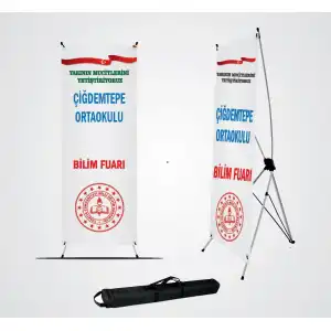 Okul Bilim Fuarı Branda ve X Banner Branda Standı 3