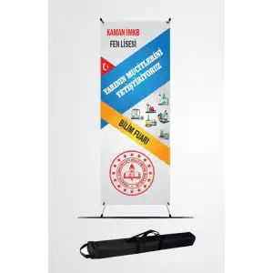Okul Bilim Fuarı Branda ve X Banner Branda Standı 4