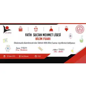 Okul Bilim Fuarı Davetiyesi 8 (Zarflı)