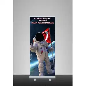 Okul Bilim Fuarı Hatıra Astronotu (Rollup) 2