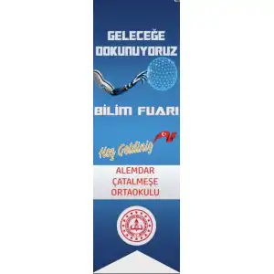 Okul Bilim Fuarı Kırlangıç Bayrak 5