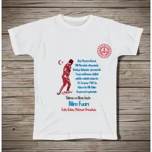 Okul Bilim Fuarı Tişört 37