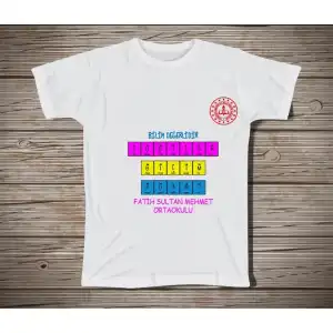 Okul Bilim Fuarı Tişört 57