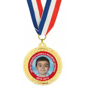 Resimli Mezuniyet Madalyası