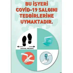 Tedbirlere Uyan İşyeri Afişi (Posteri) 1
