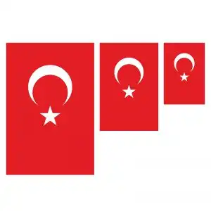 Türk Bayrağı Alpaka Kumaş Her Boy