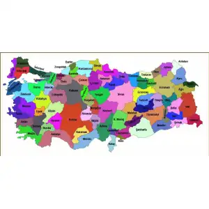 Türkiye Siyasi Haritası 2