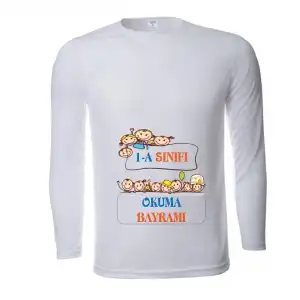 Uzun Kol Okuma Bayramı Tişörtü 3