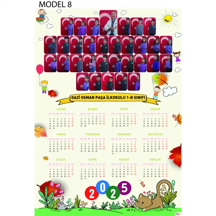 Sınıfa Özel Takvim ile öğrencilerinizin zaman yönetimini kolaylaştırın. Kişiselleştirilmiş ve eğlenceli tasarım. Şimdi satın alın ve sınıfınızı düzenleyin!