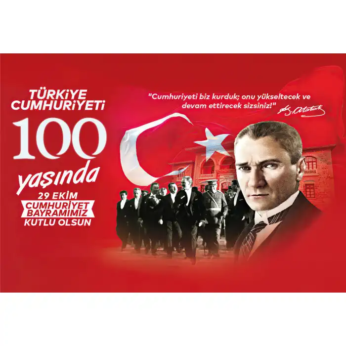 Türkiye Cumhuriyeti 100 Yaşında Afişi