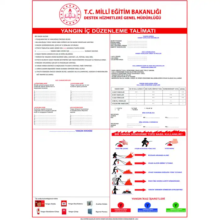 Yangın İç Talimatı