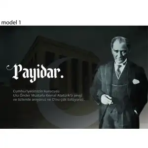 10 Kasım Atatürkü Anma Günü Afişi