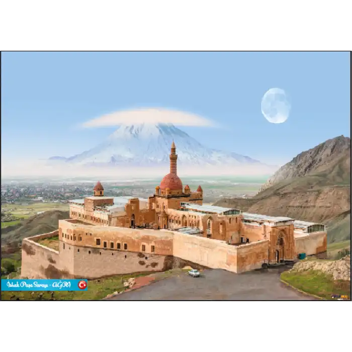 İshak Paşa Sarayı ve Ağrı Dağı Fotoğrafı