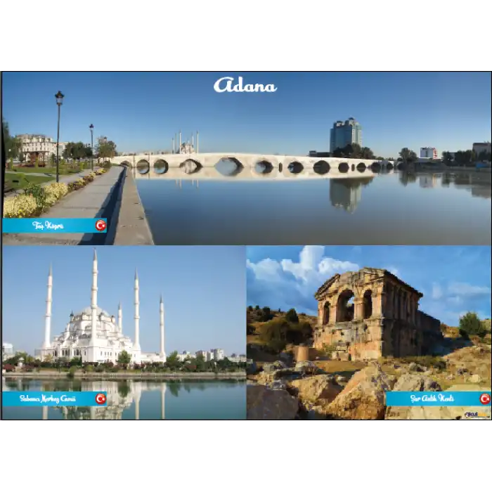 Adana fotoğrafları Kolaj