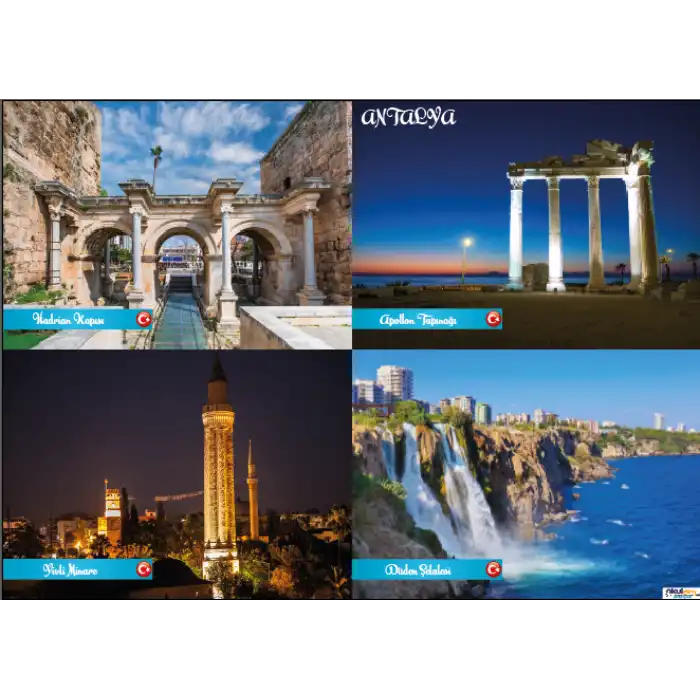 Antalya Fotoğrafları Kolaj Düden Şelalesi