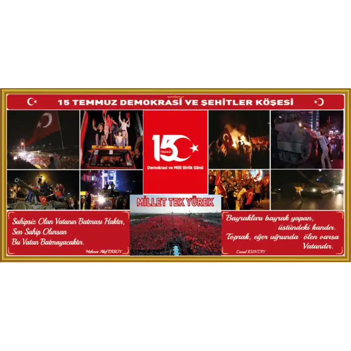 15 Temmuz Demokrasi ve Şehitler Köşesi 3