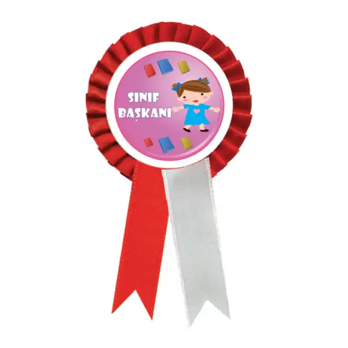 Sınıf Başkanı Öğrenci Kokartı 2 (MAVİ)