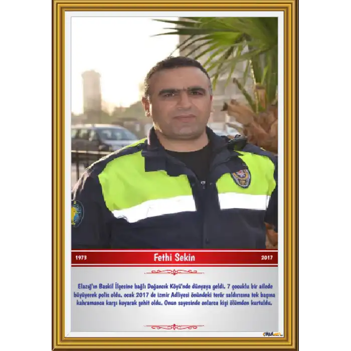 Türk Büyükleri - Fethi Sekin Afişi