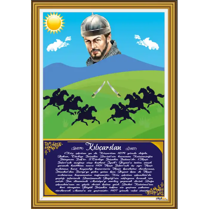 Türk Büyükleri - Kılıçarslan Afişi