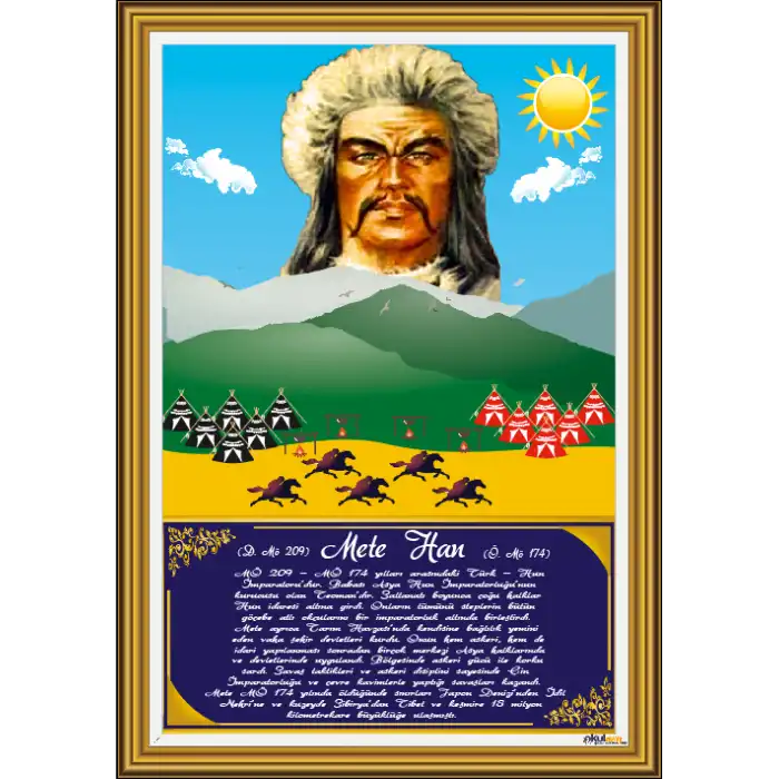 Türk Büyükleri - Metehan Afişi