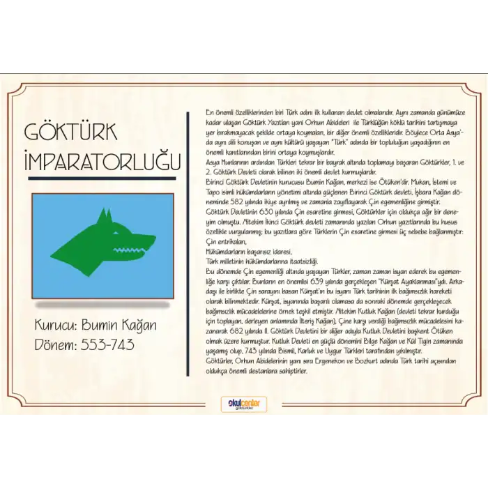 Göktürk İmparatorluğu Afişi (Posteri)