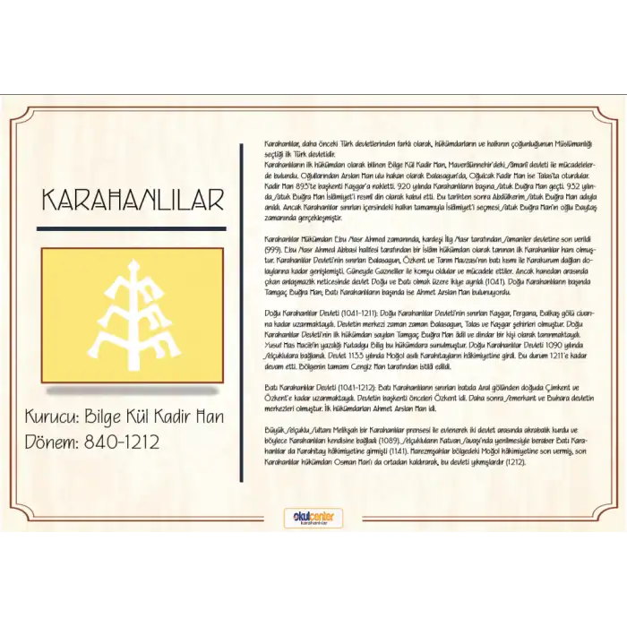 Karahanlılar Afişi (Posteri)