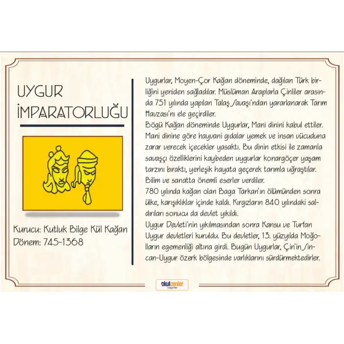 Uygur İmparatorluğu Afişi (Posteri)