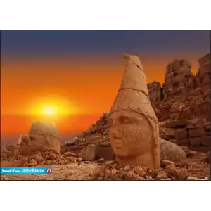 Adıyaman Nemrut dağı Fotoğraf Baskı 1