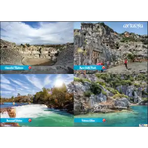 Antalya Fotoğrafları Kolaj Kekova