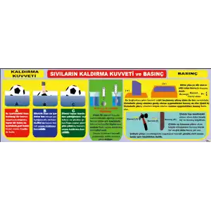 Sıvıların Kaldırma Kuvveti ve Basınç Afişi