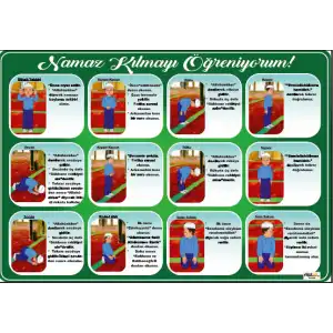 Namaz Kılmayı Öğreniyorum Afişi