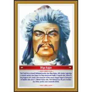 Türk Büyükleri - Bilge Kağan Afişi