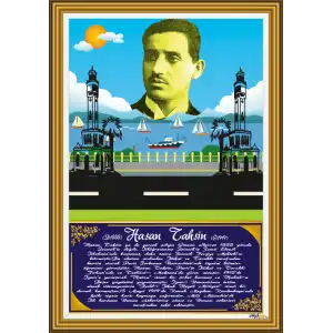 Türk Büyükleri - Hasan Tahsin Afişi