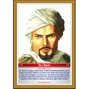 Türk Büyükleri - İbn-i Batuta Afişi