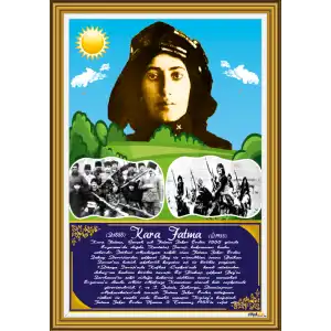 Türk Büyükleri - Kara Fatma Afişi