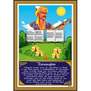 Türk Büyükleri - Karacaoğlan Afişi