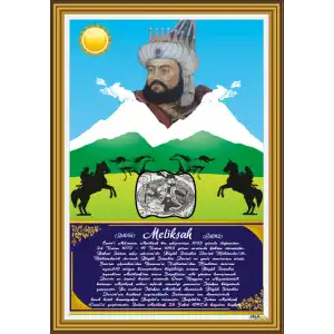 Türk Büyükleri - Melikşah Afişi