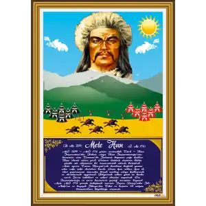 Türk Büyükleri - Metehan Afişi