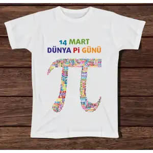 Pi Sayısı Tişörtü (Pi Günü)