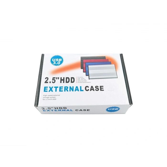 2.5-inch Hard Disk (HDD) Kutusu - USB 3.0 SATA 4.8 Gbps - Alüminyum - Kırmızı